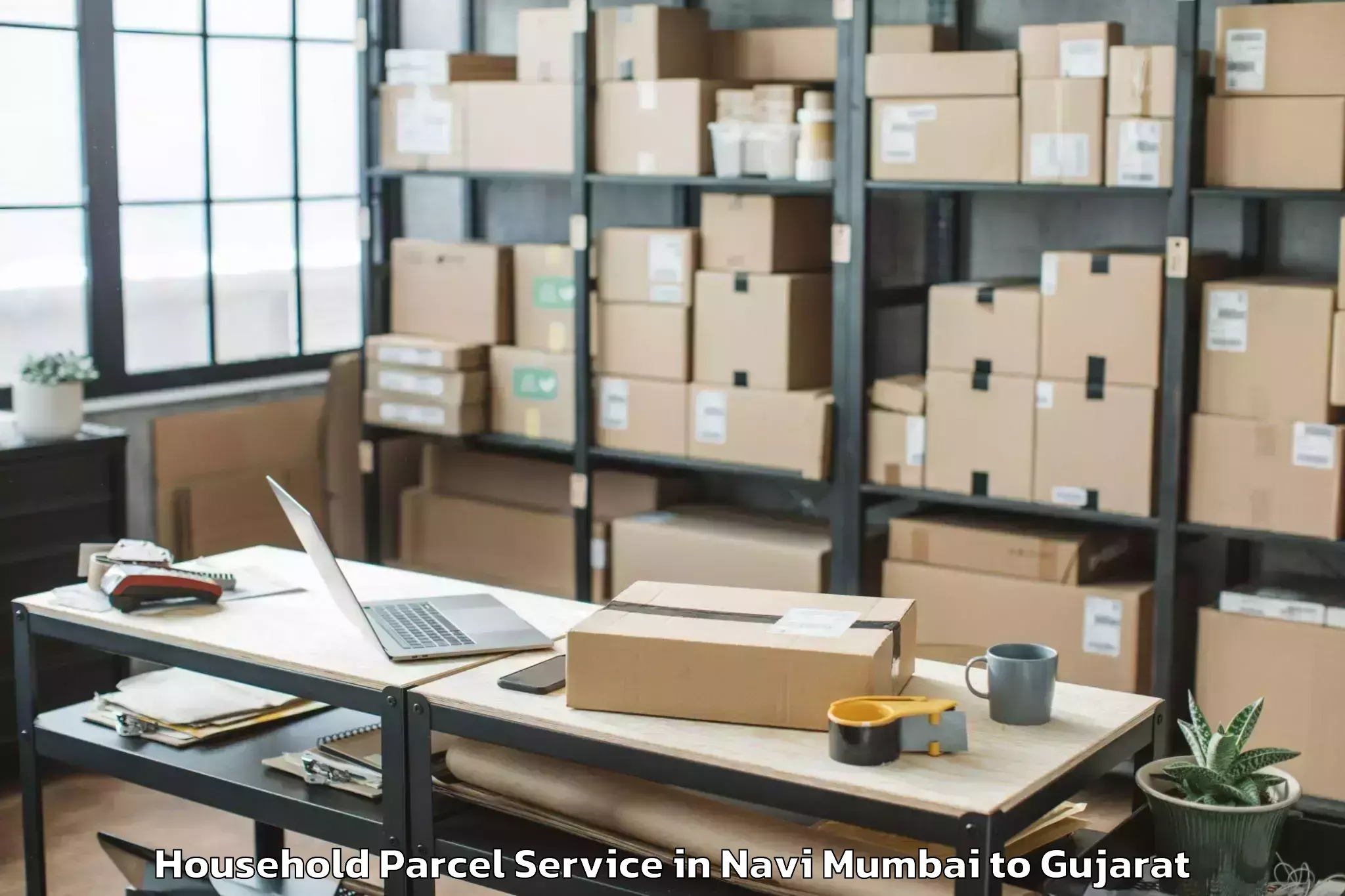 Efficient Navi Mumbai to Vaghodia Ina Household Parcel